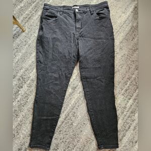 STS Blue Women's Ankle Skinny Jeans, Black, Stretchable, Size 33/16